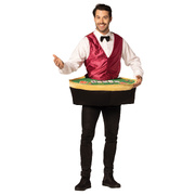 Adult Poker Dealer Costume (One Size)