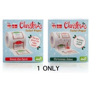 Christmas Jokes or Carols Boxed Toilet Paper (Pk 1)