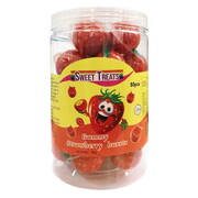 Gummy Strawberry Bursts Lollies 300g