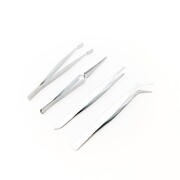 Cake Decorating Metal Craft Tweezer Set 4 Pieces