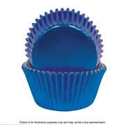 Blue Foil Baking Cups Pk 72