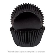 Black Foil Baking Cups Pk 72