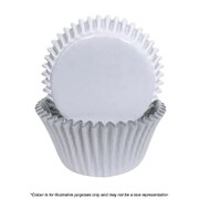 White Foil Baking Cups Pk 72