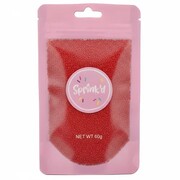 Sprink'd Red Sanding Sugar 60g | Edible Cake Decorating Sugar Sprinkles