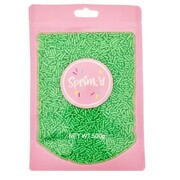 Sprink'd Green Jimmies Edible Cake Sprinkles 500g