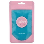 Sprink'd Bright Blue Sanding Sugar 60g | Edible Cake Decorating Sugar Sprinkles