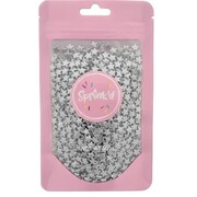 Sprink'd Silver Stars 7mm Edible Cake Sprinkles 500g