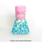 Edible Blue White Snowflakes 100 & 1000s Cake Sprinkles 130g