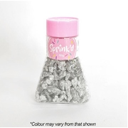 Edible Silver Shimmer Geode Rocks Cake Decoration Sprinkles 100g