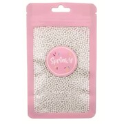 Edible Ivory Sugar Balls 2mm Cake Sprinkles 60g