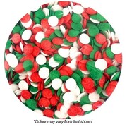 Sprink'd Christmas Sequins Edible Cake Sprinkles 500g