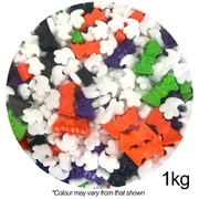 Halloween Crazy Bats & Ghosts Medley Cake Decorating Sprinkles (1kg)