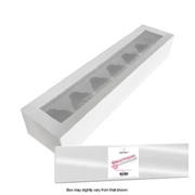 White 6-Hole Window Cupcake Box (Pk 1)