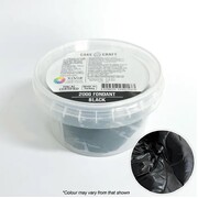 Cake Craft Black Fondant Icing 200g
