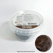 Cake Craft Dark Brown Fondant Icing 200g
