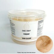 Cake Craft Skin Tan Fondant Icing 1kg | No Allergens | Halal