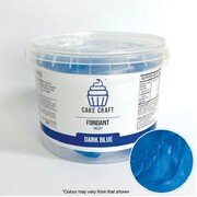 Cake Craft Dark Blue Fondant Icing 1kg | No Allergens | Halal