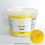 Cake Craft Yellow Fondant Icing 1kg | No Allergens | Halal