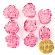 Paw Patrol Cookie Cutter Stamper Set (Pk 8)