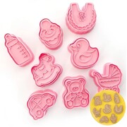Baby Cookie Cutter Stamper Set Pk 8