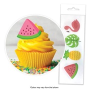 Edible Tropical Wafer Cake Toppers (Pk 16)