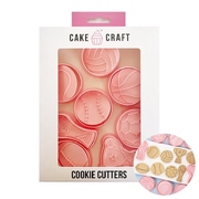 Sport Shapes Cookie Cutter Stamper Set (Pk 8)