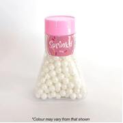 Edible Large White Sugar Pearls Cake Sprinkles