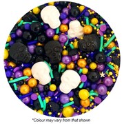 Sprink'd Halloween La Calavera Edible Cake Sprinkles 500g | Skulls & Bats