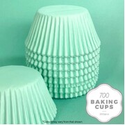 Pastel Teal Paper Cupcake 700 Baking Cups Pk 200