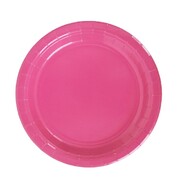 Magenta Hot Pink Round 23cm Paper Plates Pk 20