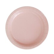 Blush Pink Round 23cm Paper Plates Pk 20