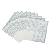 Silver Damask Paper Lunch Napkins 2 Ply 33cm Pk 20