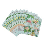 Tropical Flamingo Paper Lunch Napkins 2 Ply 33cm Pk 20