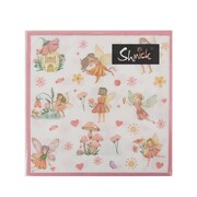 Fairy Garden Lunch Napkins 2 Ply 33cm Pack of 16 | Fairy Party Paper Napkins