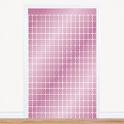 Pink Foil Curtain Backdrop 100cm x 200cm | Metallic Party Photo Background Decoration