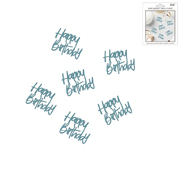 Blue Happy Birthday Jumbo Confetti Scatters 8g