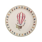 Vintage Hot Air Balloon Paper Plates 23cm (Pk 12)