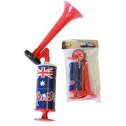 Giant Australia Day Aussie Flag Hand Pump Air Horn