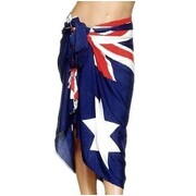 Adult Australia Day Aussie Flag Sarong One Size
