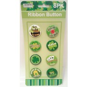 St. Patrick's Day Assorted Badges Pk 8