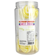 Yellow Swirl Lollipops 12g (Pk 24)