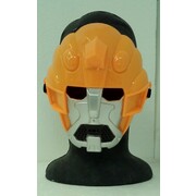 Carbot Yellow Plastic Mask Pk 1