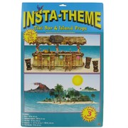 Decoration Tiki Bar & Island Hawaiian Props Background Pk1 