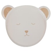 Ginger Ray Teddy Bear Baby Shower Paper Plates