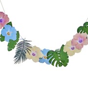 Ginger Ray Hawaiian Palm Leaf & Hibiscus Tropical Garland
