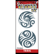 Tribal Circle Tattoo (2 Tattoos) Pk 1