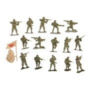 Mini Green Toy Soldiers Party Favours Pk 15