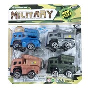 Toy Military Vehicles Party Favours Assorted Pk 4