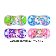 Rainbow Unicorn Water Ring Toy Game Assorted Pk 1