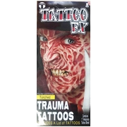 Torched Temporary Tattoo FX Sheet (Pk 1)